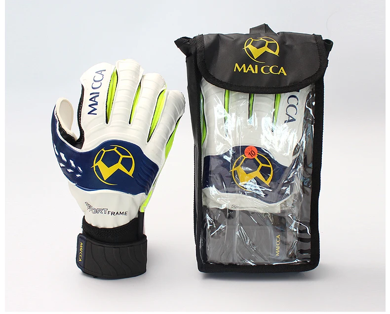 Высококачественные вратарские перчатки, футбольные Супермягкие латексные перчатки для защиты пальцев, Вратарские футбольные перчатки#16022302