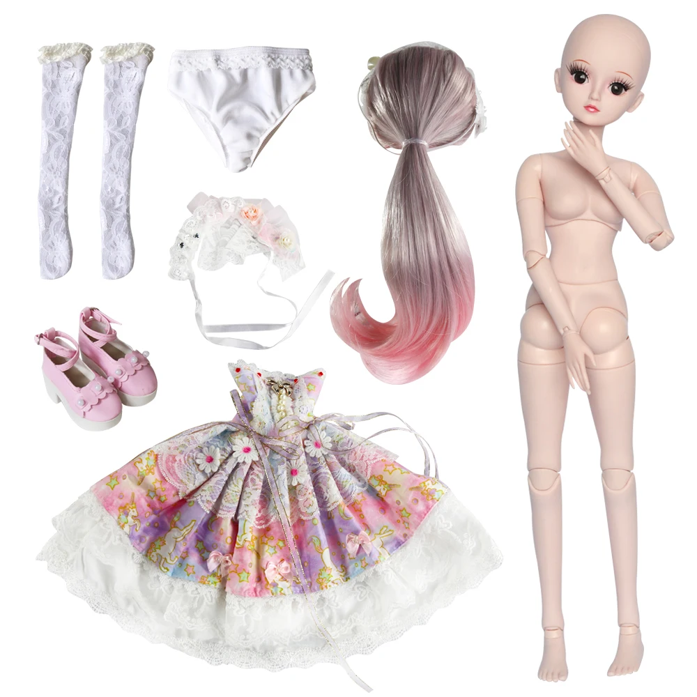 UCanaan/23 6 ''BJD кукла 19 суставов с одеждой наряд обувь парик Макияж для подарок