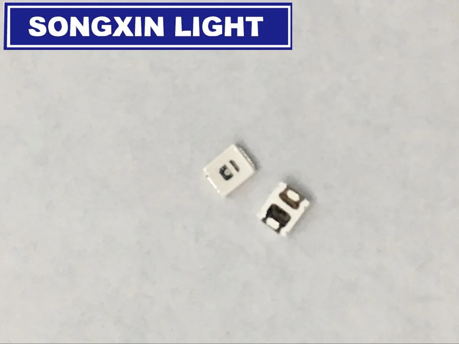 100 шт./лот SMD LED 2835 бусины лампы подсветка 0 2 Вт оранжевый янтарь светоизлучающий