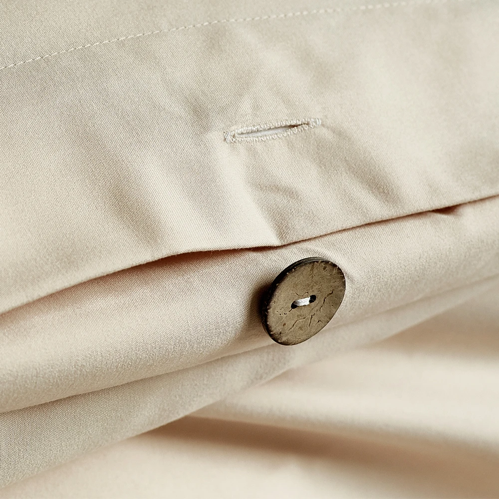 WAZIR кнопочный Одноцветный шлифовальный Комплект постельного белья пододеяльник набор наволочки, домашний текстиль постельное белье одеяло комплект постельного белья