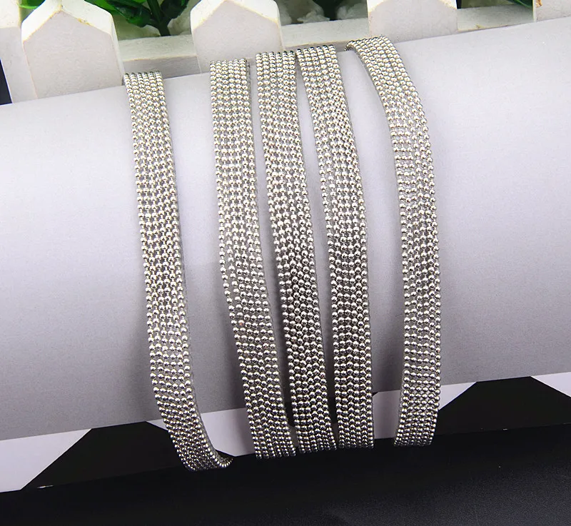 

10meter/Lot Rhinestones For Clothes Diy Crystals For Needlework Decorations Iron Phone Sewing 2018 New Hot Fix Rhinestone Trim