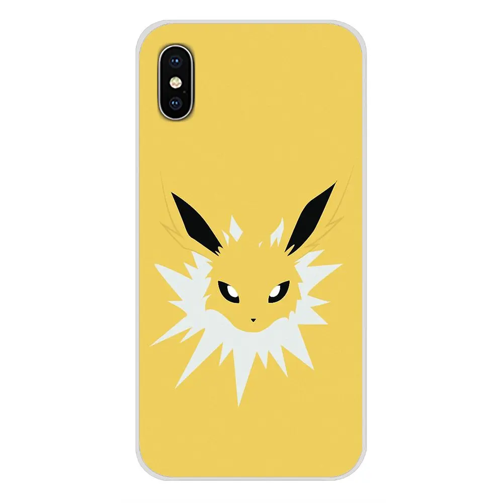 Эволюция Иви Pokemons для Samsung Galaxy S3 S4 S5 Mini S6 S7 Edge S8 S9 S10 Lite Plus Note 4 5 8 9 прозрачный чехол из