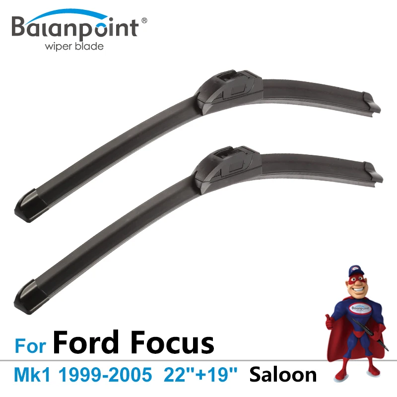 Wiper Blades for Ford Focus Saloon Mk1 1999 2005 22"+19", Set of 2
