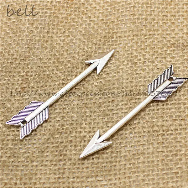 20 шт. винтажные подвески стрелы из цинкового сплава 11 х61 мм|pendants for jewelry making|arrow