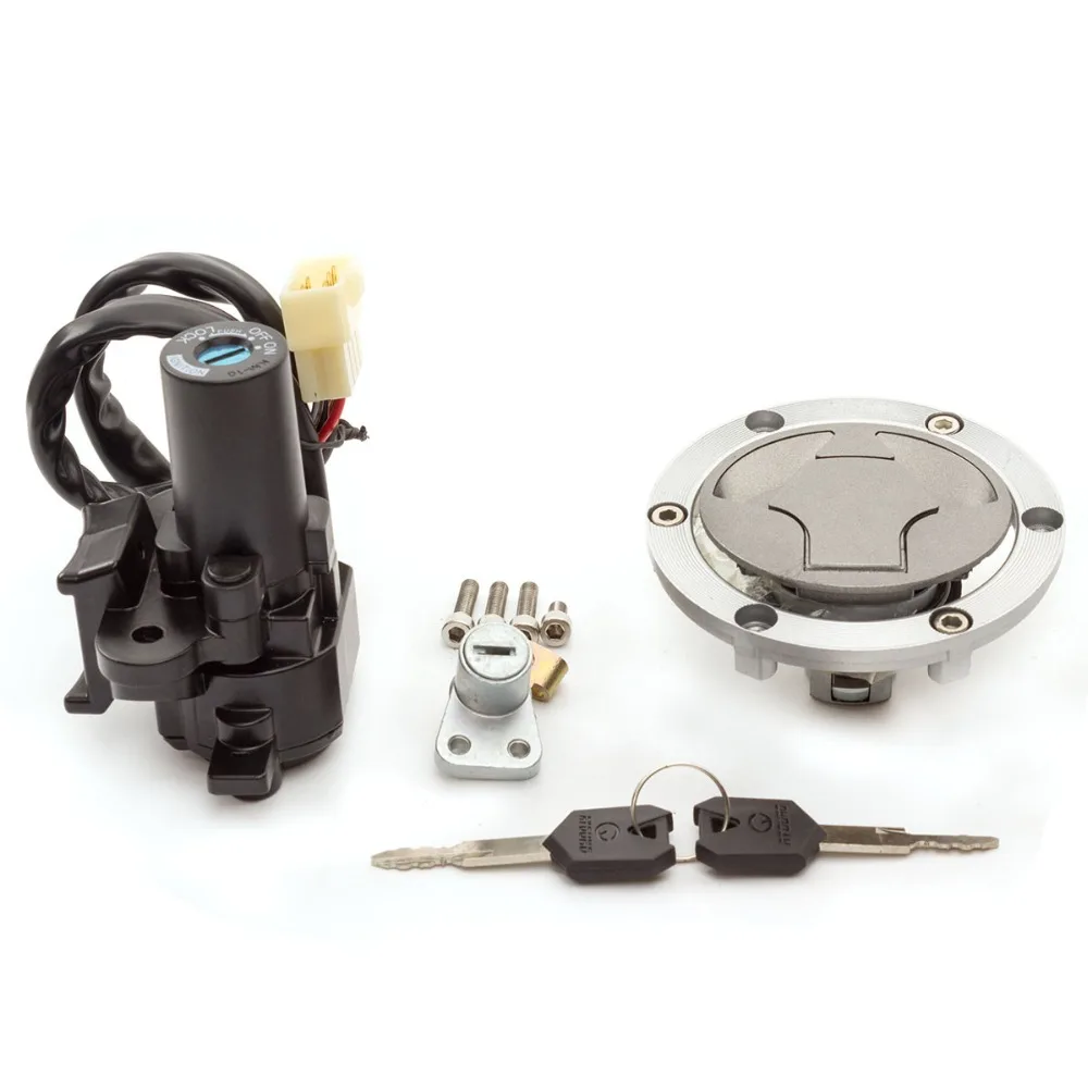 

Motorcycle Ignition Switch Lock Fuel Gas Cap Cover Seat Lock for Kawasaki Ninja 300 EX300B ABS SE/Ninja 250R EX250J