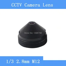 PU`Aimetis Factory direct infrared surveillance camera pinhole lens 2.8mm M12 thread CCTV lens F2 fixed Iris