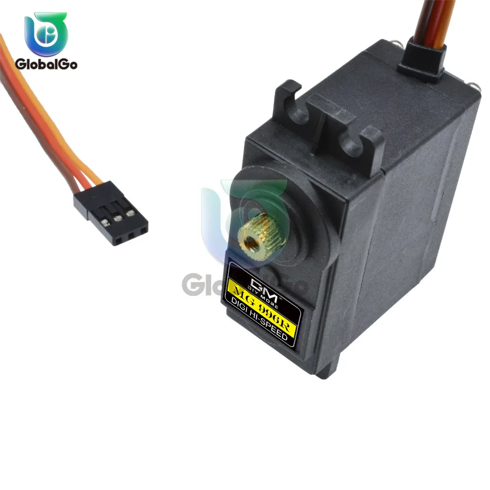 Servos Digital Mg996r Mg996 сервопривод с металлическими шестернями для автомобиля модель вертолета на дистанционном управлении лодка для Arduino Diy