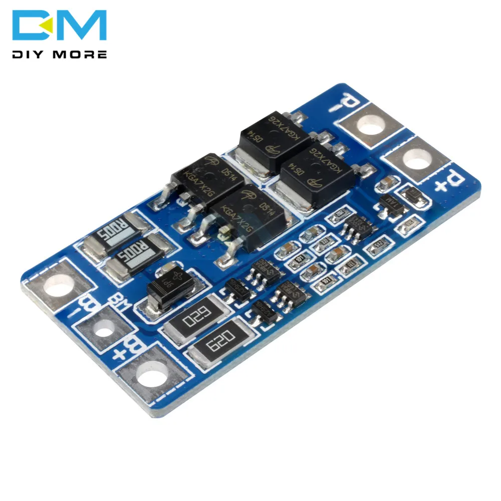 10 шт. 2S 10 А 8,4 в 7,4 В 18650 литий-ионный Lipo модуль защиты зарядного устройства BMS PCM 2 ячеек баланс функция защиты платы