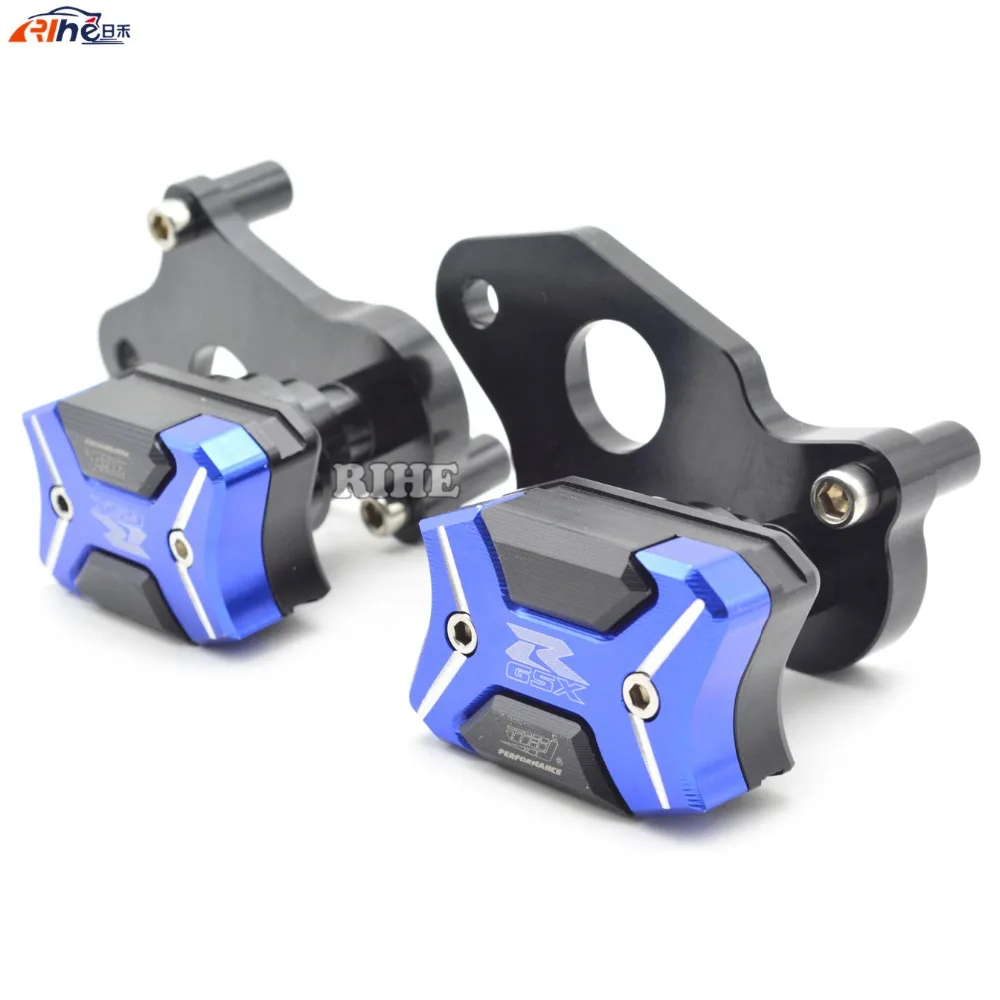 

Motorcycle Left and Right Frame Slider Anti CrashPads Engine Case Sliders For Suzuki GSXR600 GSXR750 K6 K8 K11 2006-2014
