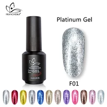 Франческа тирнак oje Платиновый гель Блестящий Гель-лак для ногтей замачиваемый Полупостоянный lakiery hybrydowe верхнее покрытие база(China)