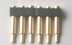 

[PR] pogo pin connector Gold plated 6P patch Free Shipping