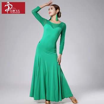 

2017 Limited Sale For Dancing Newest Design Woman Modern Waltz Tango Dance Dress/standard Ballroom Competition Costume S8007