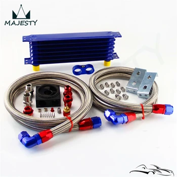 

Universal AN10 trust 7 row oil cooler New-style thermostat Sandwich Plate kit