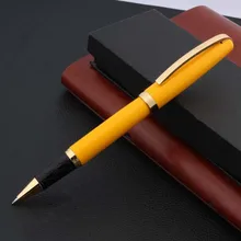 Желтая металлическая стандартная Высококачественная Золотая Ручка-роллер