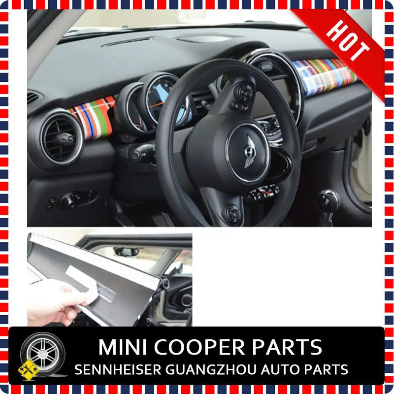 Новое поступление Mini Cooper ABS Пластик УФ-защитой lhd& rhd приборной панели крышки Радуга Цвет Стиль для Mini Cooper F56(2 шт./компл