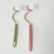 1 шт. ванная комната изогнутые слепое пятно Чистящая Щетка портативный туалет щеточка для очищения V-очиститель Чистая щетка изогнутые ручка чаши