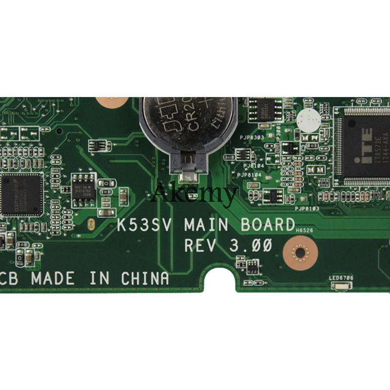  Akemy K53SV Laptop motherboard for ASUS K53SM K53SC K53SJ Test original mainboard with 3.0USB REV 2