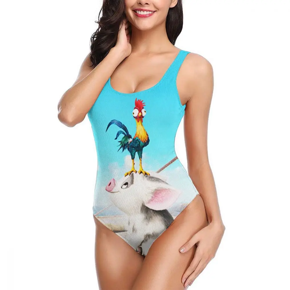 

Hei-Hei Tumbest Chicken Swimwear Women One Piece Swimsuit Bathing Suit Monokini Bikini 2019 Tights Bodysuit Female Bather Team