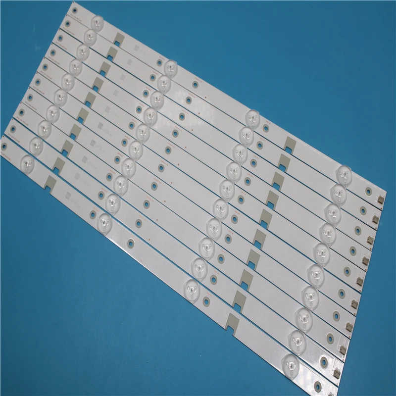 

100%new 1set=10Pieces for LED Backlight strip 4 lamp For 43N1 43U1 Light Bar CH43L43A-V01/V02/V04 DSBJ-WG