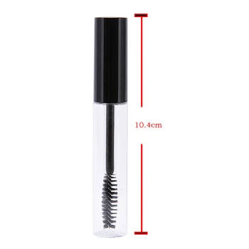 

10mL Empty Black Eyelash Tube Mascara Cream Vial/Container Fashionable Refillable Bottles Makeup Tool Accessories