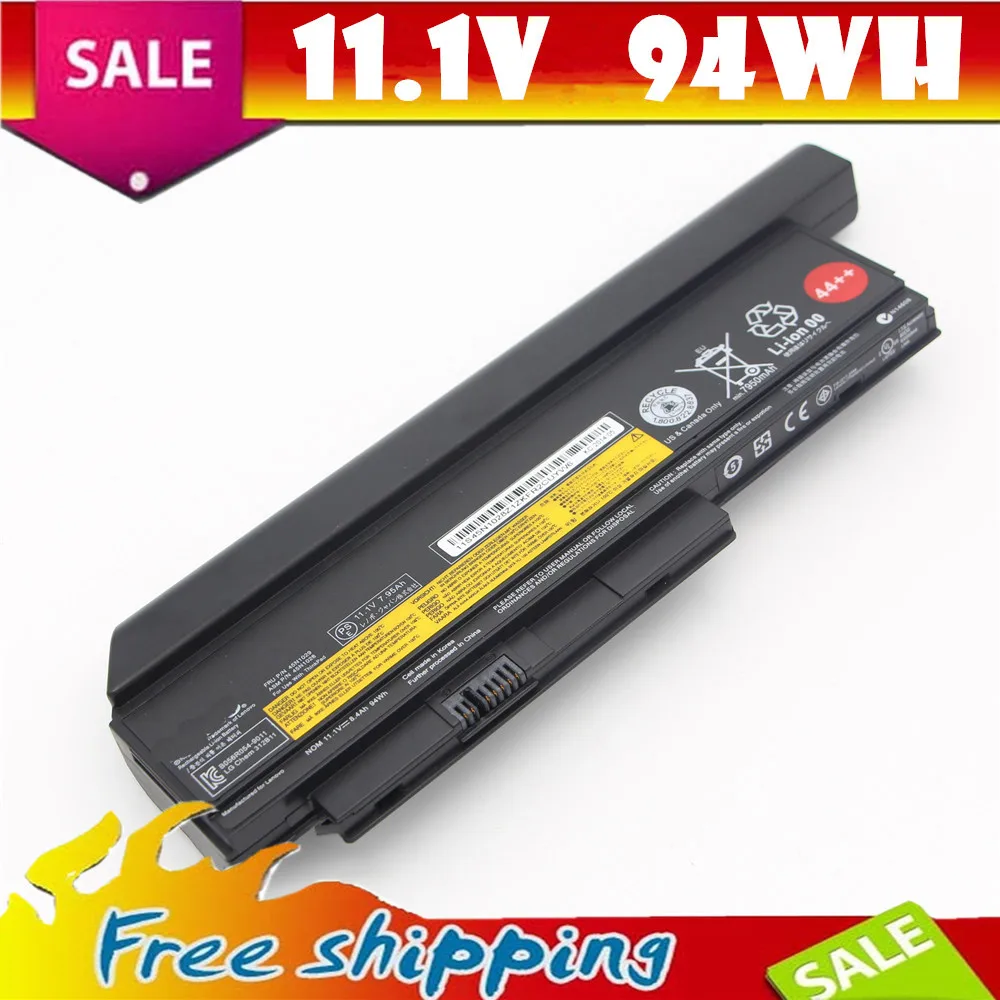 Новый 11 1 В 94Wh Оригинальный аккумулятор для ноутбука Lenovo ThinkPad X220 X220i X230 X220S X230i 45N1029