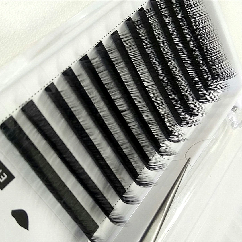 

Top Korean Silk Individual Eyelash Extension L curl Volume Eyelash Extension Hand Made for professionals Lash Factory