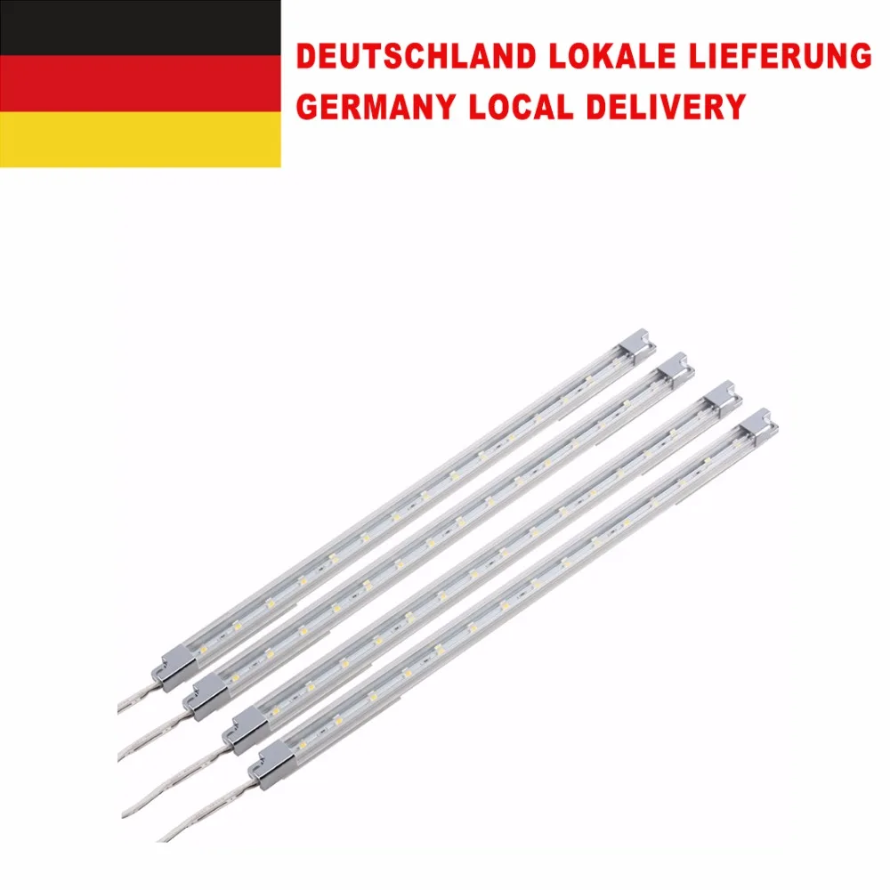 cheap 4Pcs Bar Kit Kitchen Under Cabinet Light Lamp Cabinet Night Light Bedroom Counter LED Light 110V Warm White