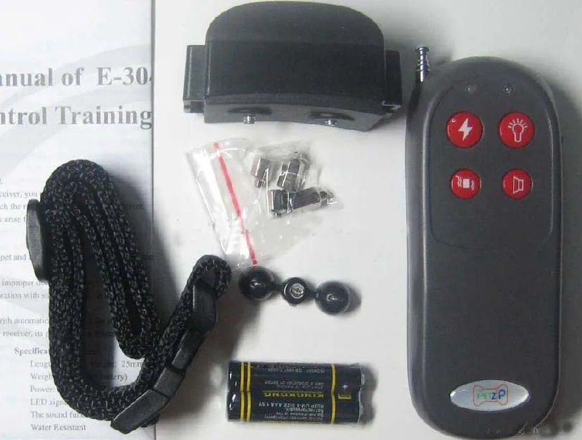 4in1 Remote control vibration & Shock Stop Dog Barking Dog Training