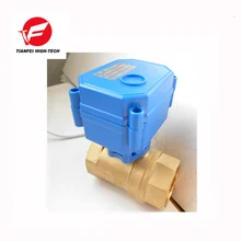 ADC9-24V CR02 CR03 CR04 DN15 DN20 DN25 латунь обе женские BSP NPT уменьшенный диаметр CWX-15N мини 12 В моторизованный шаровой клапан для воды