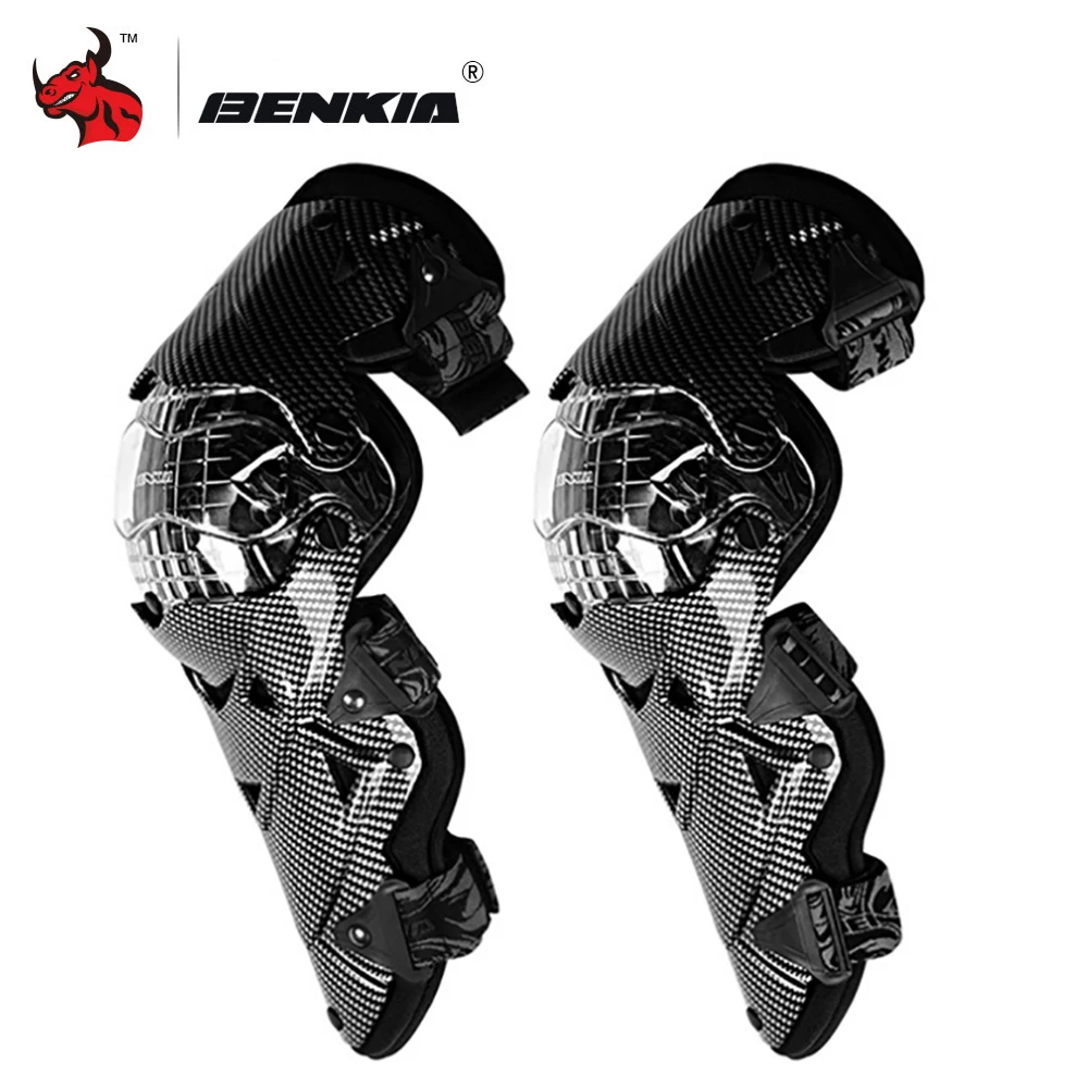 BENKIA мотоциклетные наколенники Защитное снаряжение PC оболочка мото мотокросса