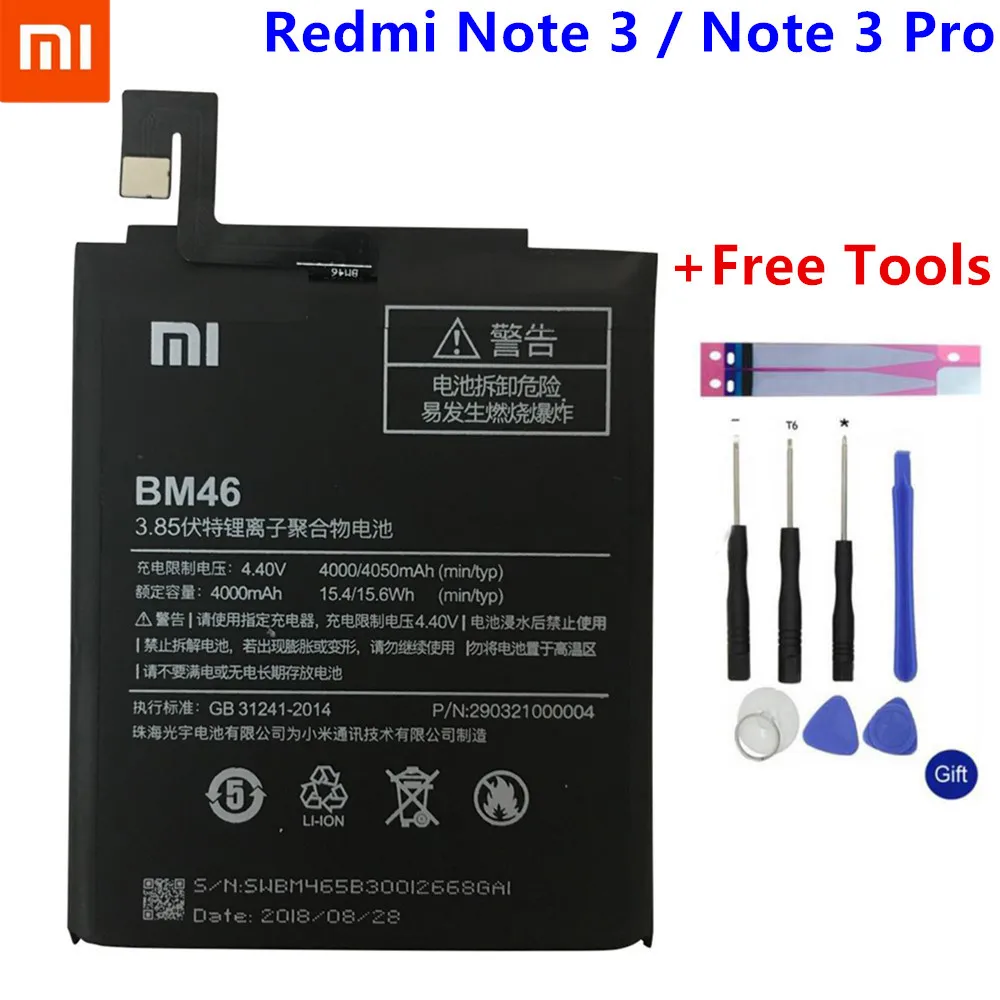 

BM22 BM35 BM36 BM45 BM46 Battery For Xiaomi Mi4C Mi5S Mi 5 4C 5S Mi5 Redmi Note 2 3 Pro Replacement Battery Batterie Free Tools