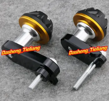 

For Kawasaki Ninja ZX6R 2009-2011 Motorcycle Frame Sliders Crash Pads Protector 09 10 11, GOLD Color, Spare Parts Supplies