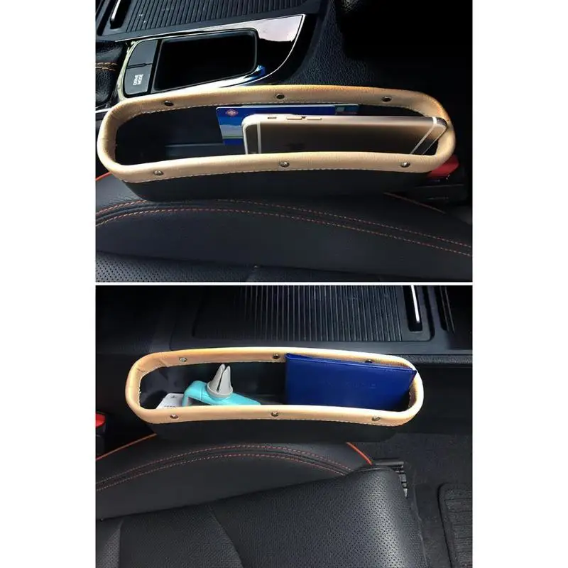 Универсальный Кожаный Автомобильный брелок сумка для хранения коробка карман
