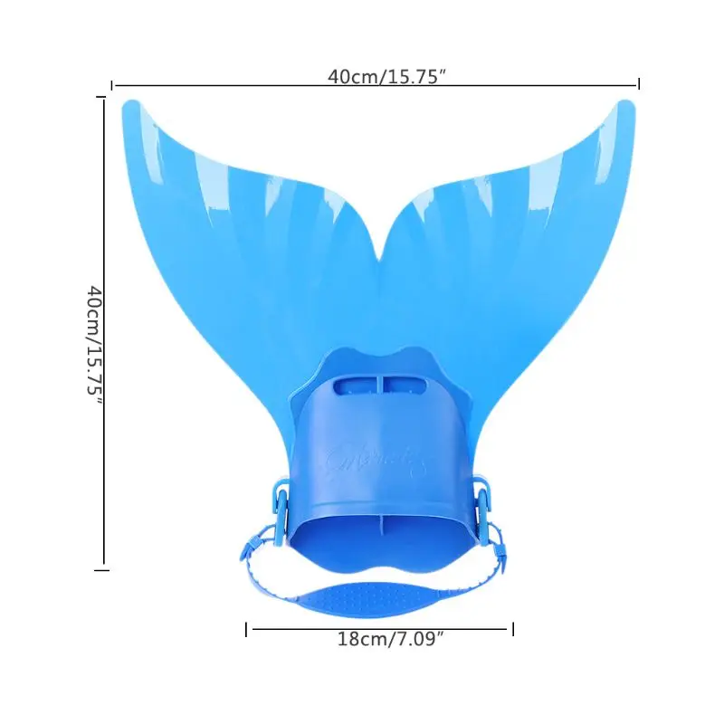 Дети Русалка монофин Регулируемый плавание Fin ног Флиппер для водного спорта для плавания Дайвинг обучение обувь средства ухода за кожей