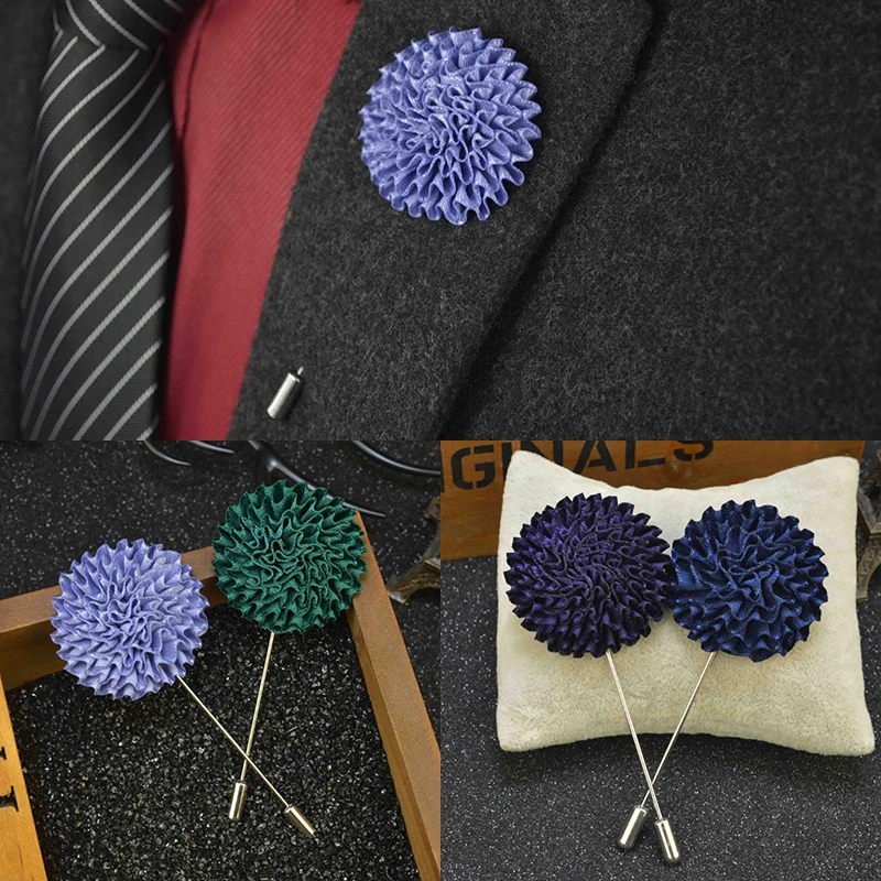 

Men's Brooch Fashion Wedding Accessories Corsage Flower Lapel Collar Pins Exquisite Suit Boutonniere Badge Brooches Groomsmen