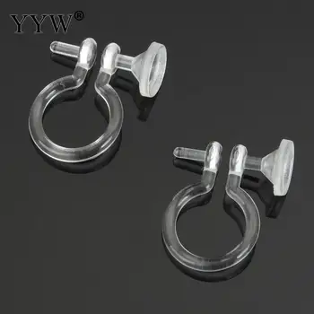 

Plastic Earring Clip Component 9x11.50x4.20mm Inner Diameter:Approx 2mm 500PCs/Lot Sold By Lot