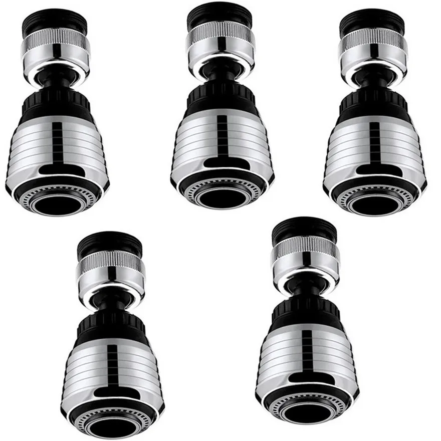 

5 pcs 360 Rotate Kitchen Swivel Faucet Nozzle Water Filter Adapter Water Purifier Saving Tap Aerator Diffuser #0326 A2#