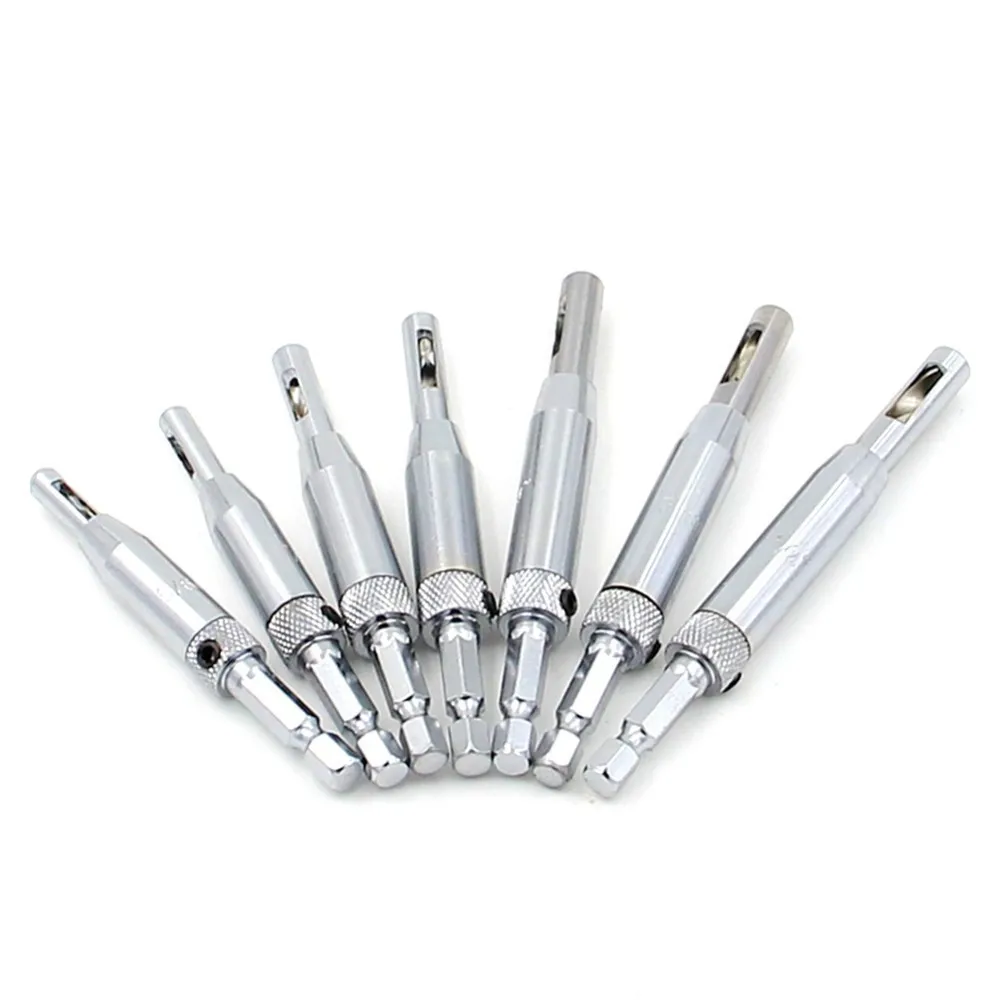 

Pocket Hole Jig Puncher Hexagon Step Drill Bit Bits Set For Door Window Hinge Hss Lathe Chuck