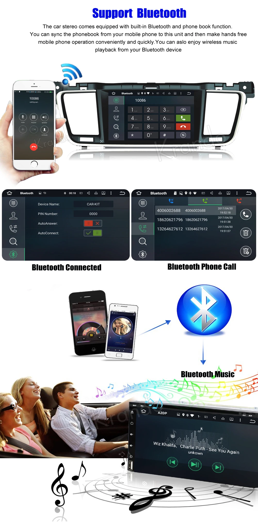Cheap Krando Android 8.0 car dvd player for peugeot 508 2011-2016 multimedia gps radio navigation system wifi 3G BT Playstore 5