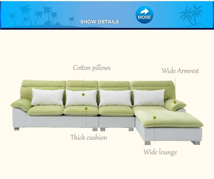 Мебель для гостиной современный тканевый Диван Европейский секционный диван o1205