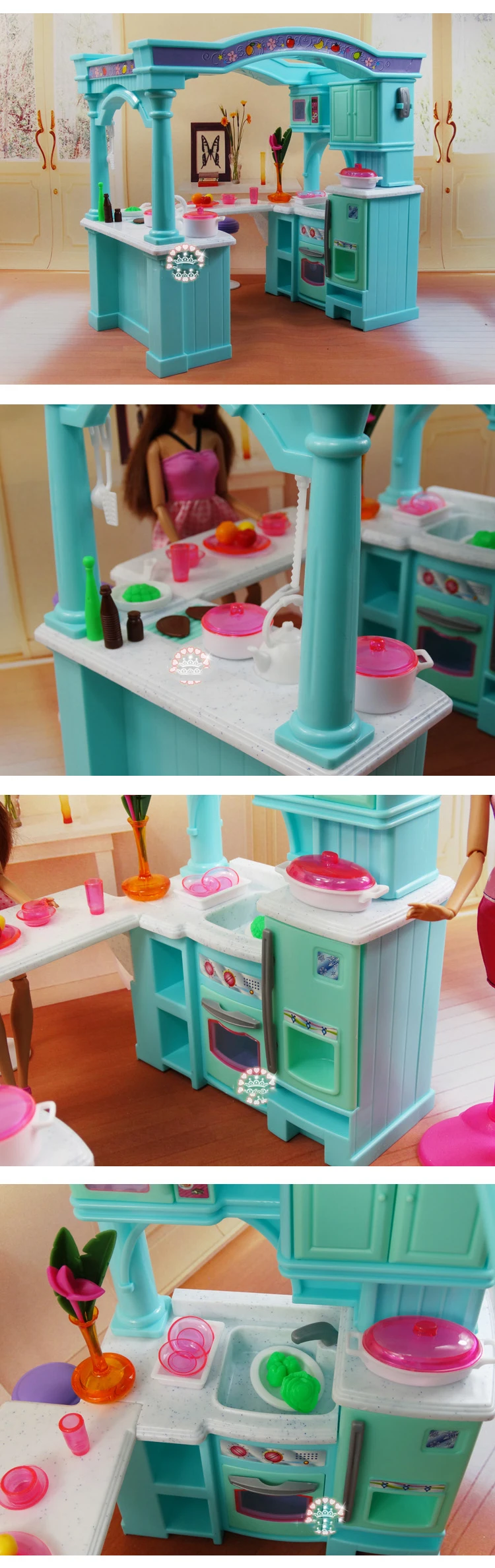 barbie mega kitchen