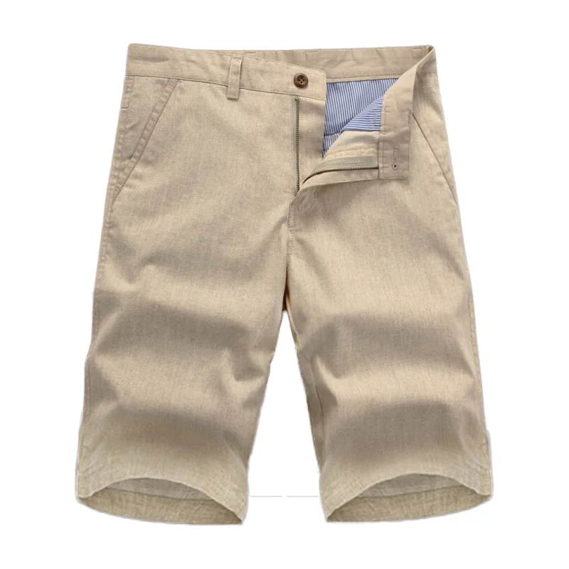 Шорты Для мужчин Летняя мода Для мужчин s шорты бермуды в повседневном стиле Masculina отдыха beach Linen шорты Шорты P009