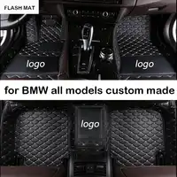 โลโก้โลโก้รถยนต์สำหรับ bmw g30 e90 e46 f10 f11 x3 e83 f30 f45 x1 x3 f25 x5 f15 e30 e34 e60 e65 e70 ทุกรุ่นเสื่อรถ