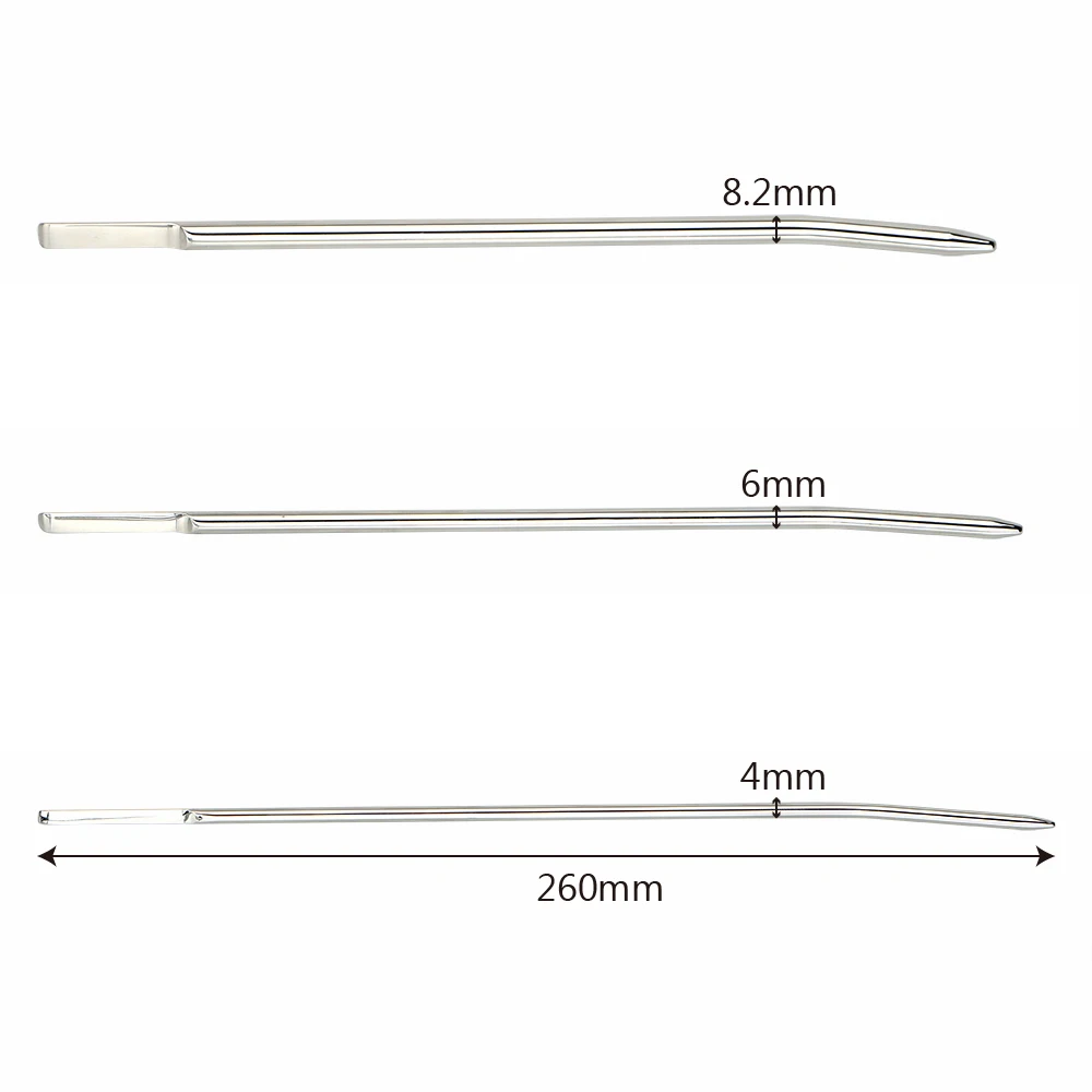 IKOKY Penis Plug Stainless Steel Male Chastity Device Urethral Dilators Catheters Sounds Masturbator Sex Toys for Men Sex Shop