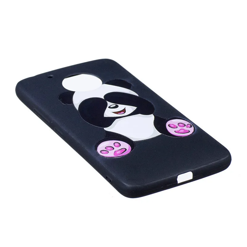 For Coque Motorola Moto G5 Case Cute Panda Owl Soft Silicon Cases For Motorola Moto G 5 Plus Cartoon 3D Printed Phone Back Cover