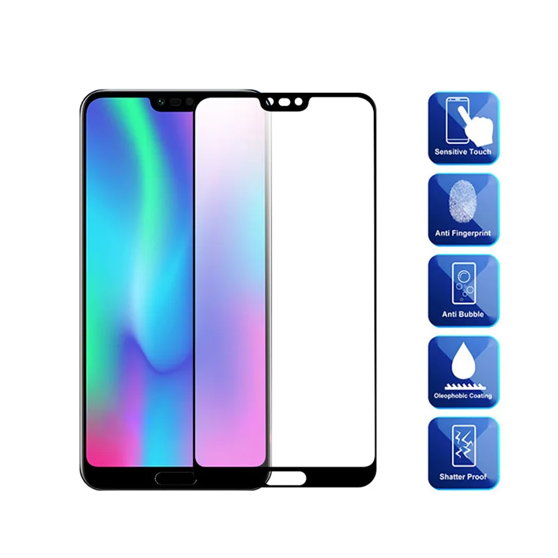 Защитное закаленное стекло 9H для Huawei honor 10 lite чехол с полным покрытием экрана huawey |