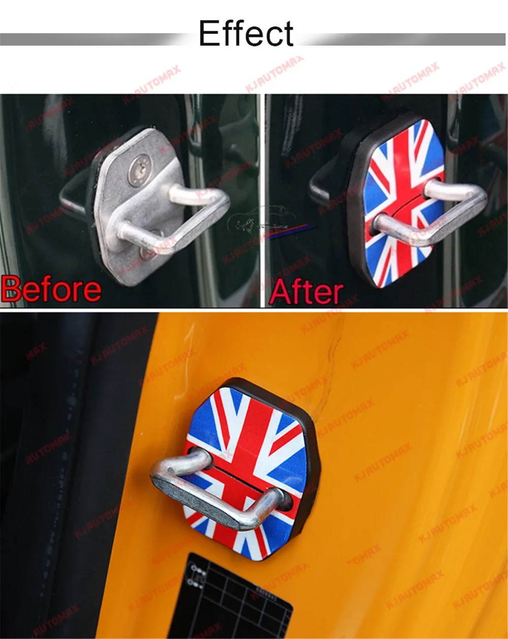 Автомобильный Стайлинг для Mini Cooper F55 F56 дверной замок пряжка крышка защитная