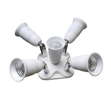 SOLLED 5 в 1 E27 опорный кронштейн с адаптером лампочка переходник патрон преобразователь лампы E27-5E2 держатель лампы