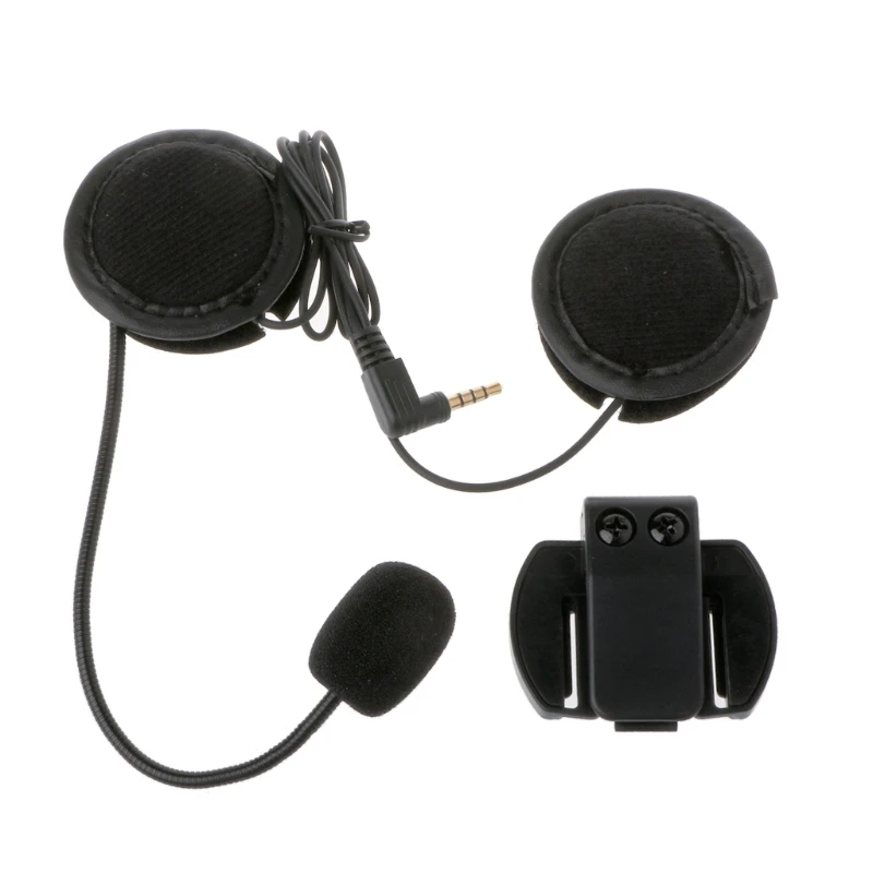 

2019 New Motorcycle Earphone Speaker Intercom Accessories 3.5mm Jack Plug &Clip For V4 V6 Auto Accessories