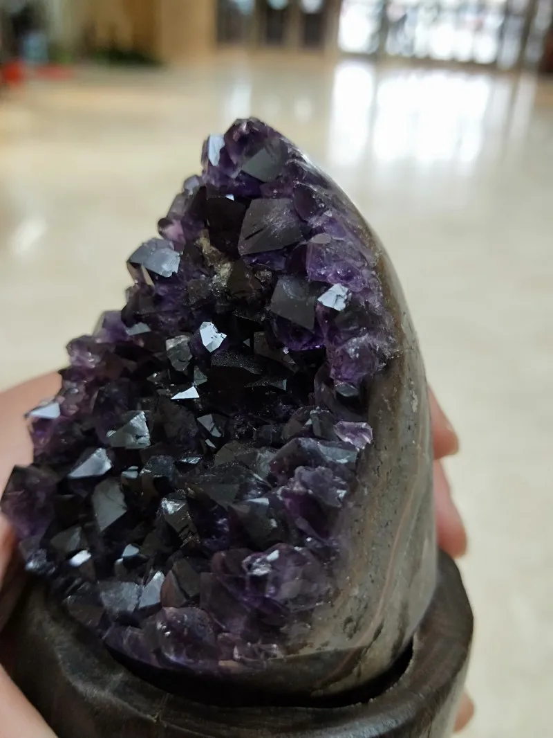 500-800 г натуральный аметист, кластер, аметист, пещера, необработанный ...